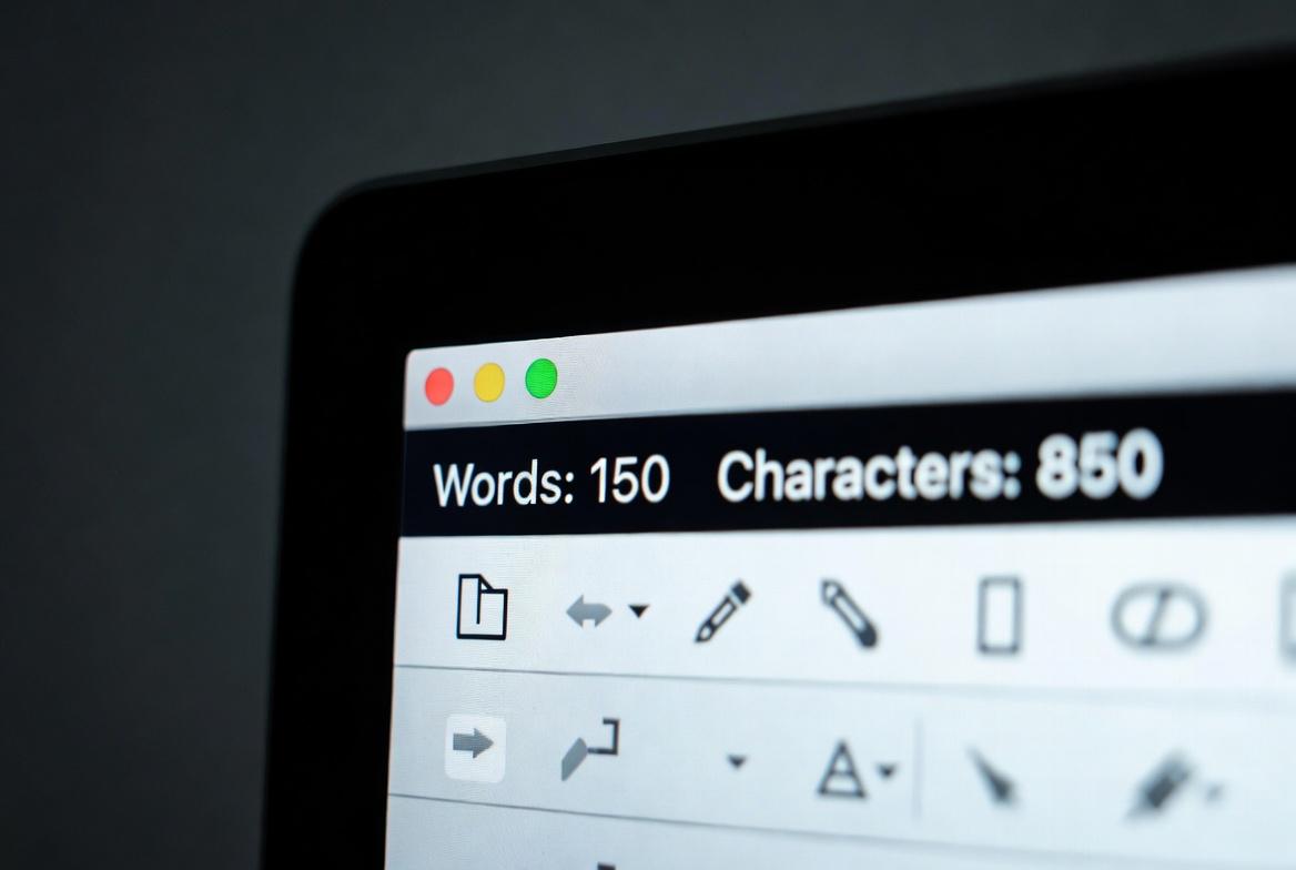 Student checking word count on laptop while writing CIPD assignment